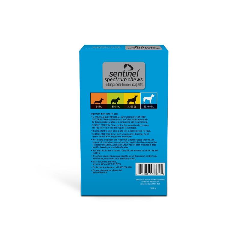 Sentinel spectrum outlet blue 12 pack