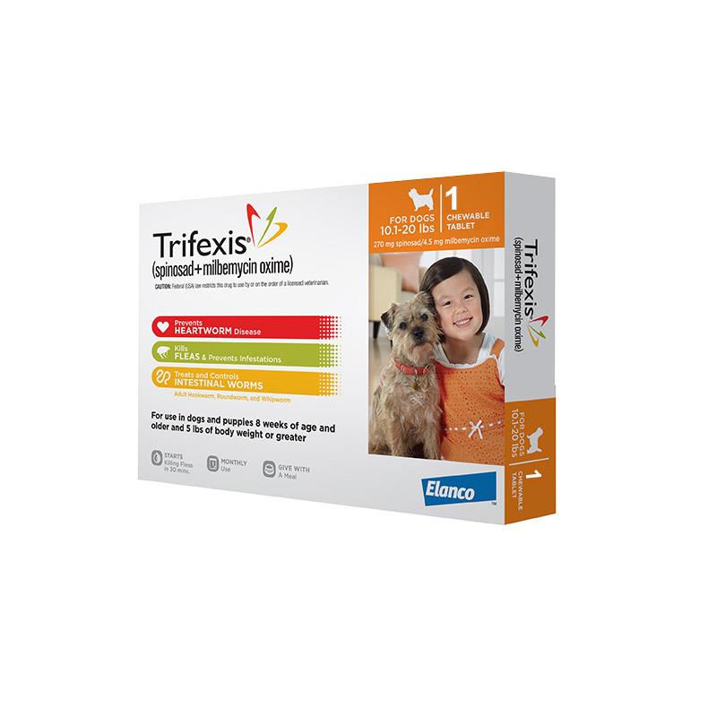 Flea and heartworm discount pill for dogs trifexis