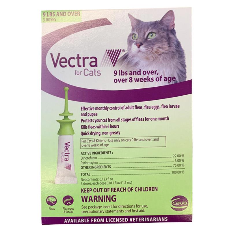 Vectra flea 2024 treatment for cats