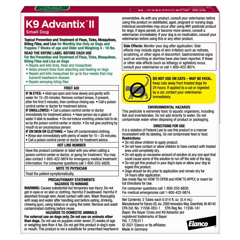 Advantix dosage outlet